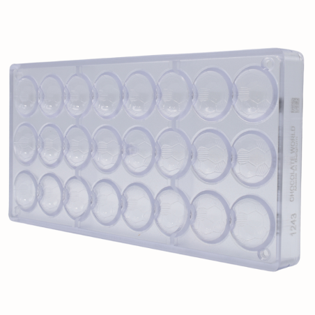 CW1243 Piłka - Chocolate World - forma z poliwęglanu do pralin