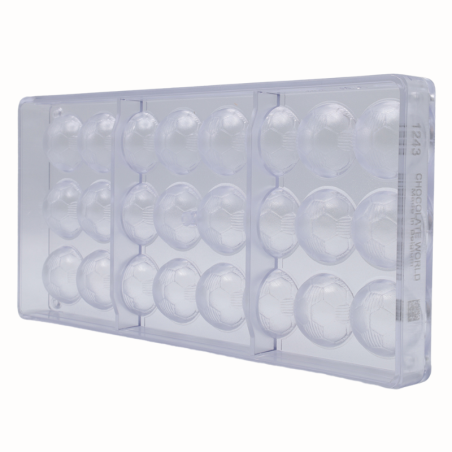 CW1243 Piłka - Chocolate World - forma z poliwęglanu do pralin