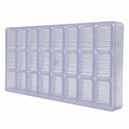 CW1393 Buche - Chocolate World - forma z poliwęglanu do pralin