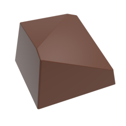 CW1559 Diagonaal - Chocolate World - forma z poliwęglanu do pralin