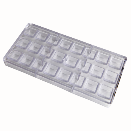 CW1559 Diagonaal - Chocolate World - forma z poliwęglanu do pralin