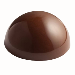 CW1217 Półkula - Chocolate World - forma z poliwęglanu do pralin - śr. 30 x wys. 15 mm