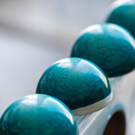 CW1217 Półkula - Chocolate World - forma z poliwęglanu do pralin - śr. 30 x wys. 15 mm