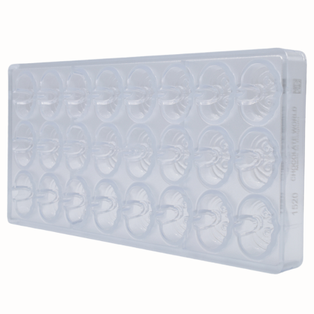 1520CW FORMA DYNIA CHOCOLATE WORLD forma z poliwęglanu do pralin w kształcie dyni