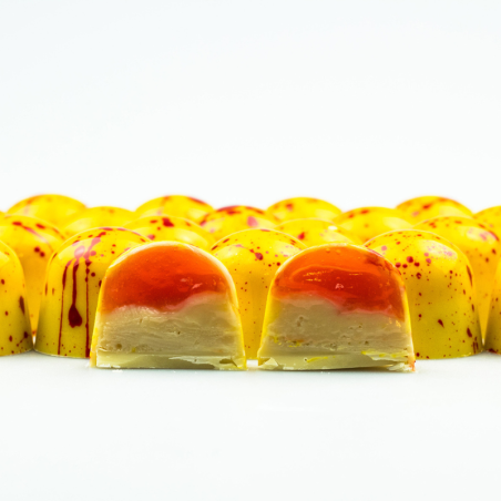 CW1433 Stożek - Chocolate World - forma z poliwęglanu do pralin - śr. 29 x wys. 25 mm / poj. 15 g x 24 praliny