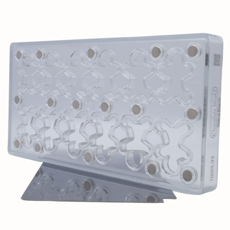 CW1000L33 PAN CIASTEK CHOCOLATE WORLD - magnetyczna forma z poliwęglanu do czekoladek