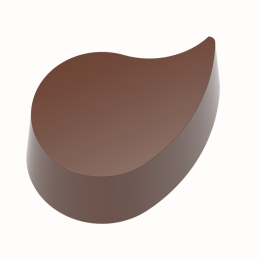 CWCW1000L08 Kropla - Chocolate World - magnetyczna forma z poliwęglanu do tworzenia pralin z nadrukiem