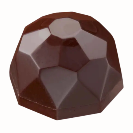 CW1024 Diament - Chocolate World - forma z poliwęglanu do pralin - śr. 31 x wys. 20 mm / poj. 15 g x 24 praliny