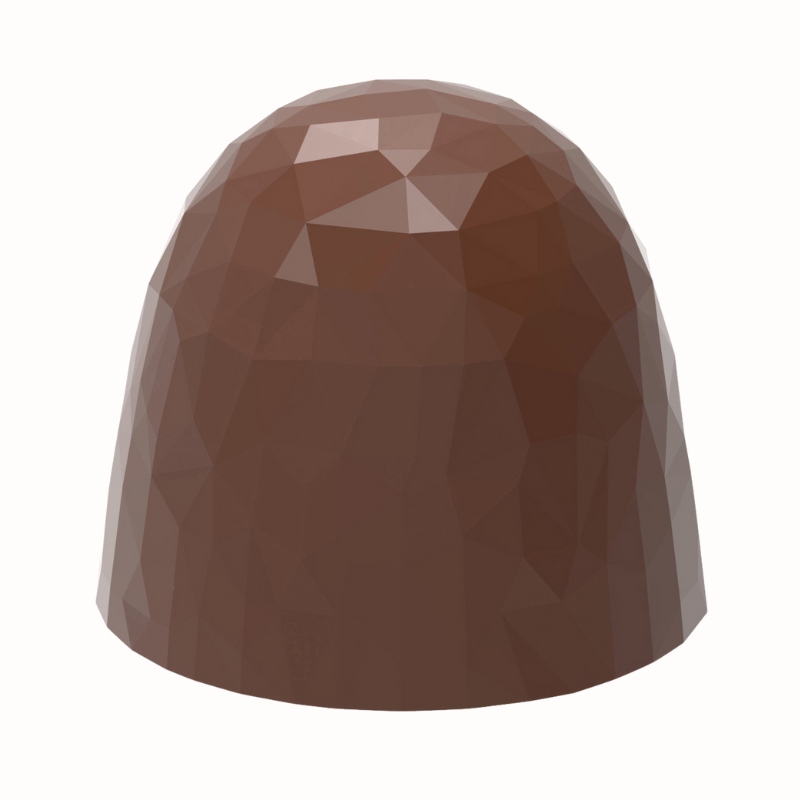 CW12056 Diamentowy Stożek - Chocolate World - forma z poliwęglanu do pralin - śr. 29 x wys. 25 mm / poj. 14.5 g x 21 pralin