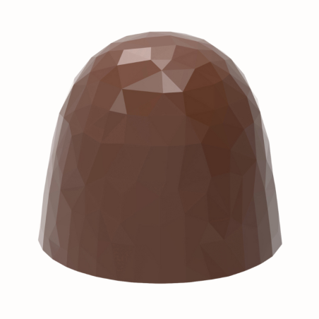 CW12056 Diamentowy Stożek - Chocolate World - forma z poliwęglanu do pralin - śr. 29 x wys. 25 mm / poj. 14.5 g x 21 pralin