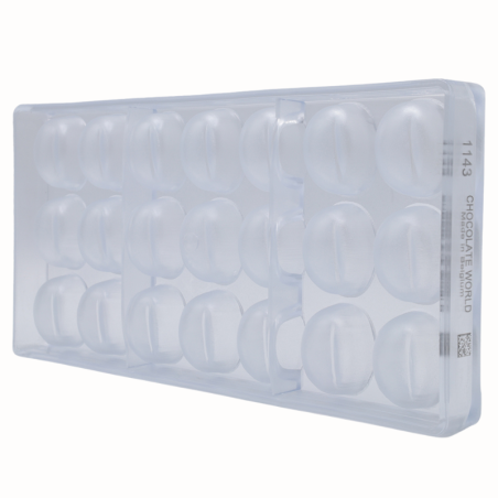 CW1143 Pepper - Chocolate World - forma z poliwęglanu do pralin - dł. 34 x szer. 25 x wys. 21 mm / poj. 14 g x 21 pralin