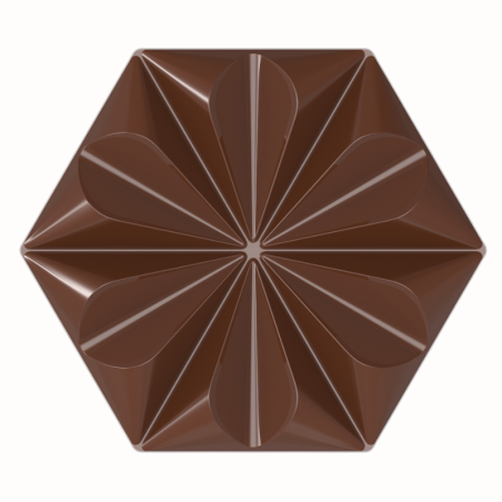 CW1906 Ruby Tablet - Chocolate World - forma z poliwęglanu do tabliczek czekolady - dł. 103.5 x wys. 13.5 mm / poj. 56 g