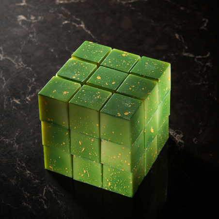 CF0232 CUBE CHOCOLATE WORLD forma z poliwęglanu do pralin w kształcie kostek