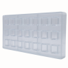 CF0232 CUBE CHOCOLATE WORLD forma z poliwęglanu do pralin w kształcie kostek