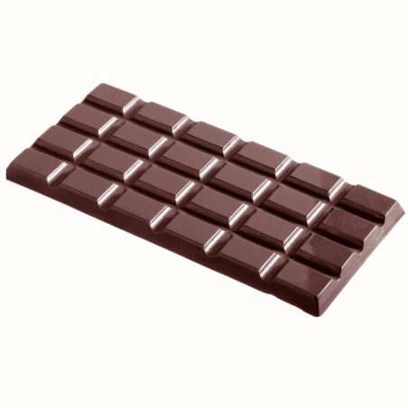 CW2110 TABLET RECTANGLE CHOCOLATE WORLD - forma z poliwęglanu do klasycznych tabliczek czekolady