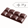 CW2100 Mini tabliczki - Chocolate World - forma z poliwęglanu do czekoladek - dł. 98 mm
