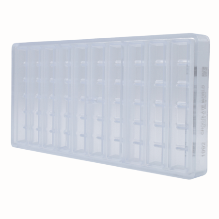 CW1992 CHOCOLATE WORLD - forma z poliwęglanu do klasycznych batonów czekoladowych - poj. 24 g