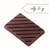 CW1441 CARAQUE RECTANGULAR STRIPED CHOCOLATE WORLD forma z poliwęglanu do prostokątnych czekoladek w paski