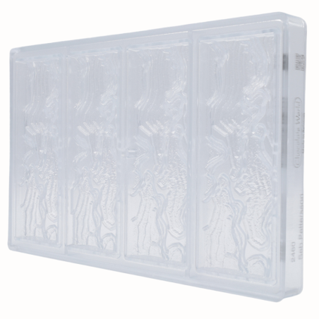CW2460 TABLET EARTH TOPOGRAPHIC SEB PETTERSSON CHOCOLATE WORLD - forma z poliwęglanu do tabliczek czekolady - poj. 84 g