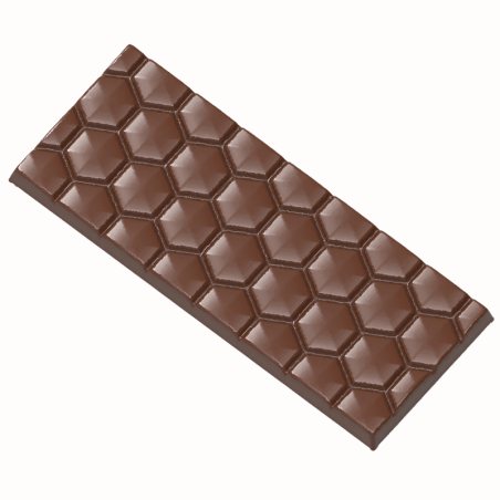 CW2454 FORMA PLASTRY MIODU CHOCOLATE WORLD - forma z poliwęglanu do tabliczek czekolady - poj. 68.5 g