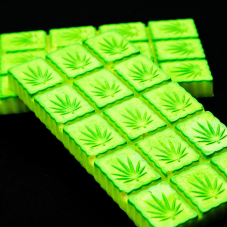 CW1994 KONOPIE CHOCOLATE WORLD - forma z poliwęglanu do tabliczek czekolady - poj. 62 g