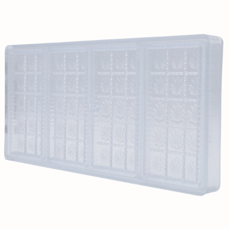 CW1994 KONOPIE CHOCOLATE WORLD - forma z poliwęglanu do tabliczek czekolady - poj. 62 g