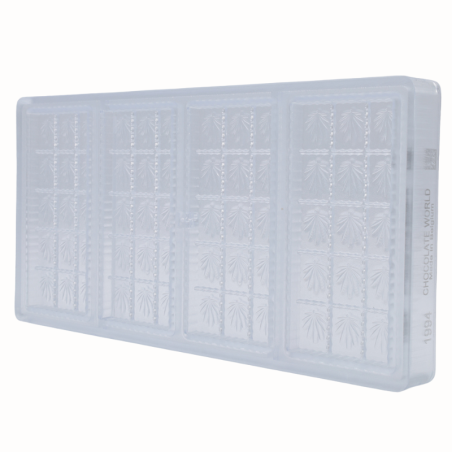 CW1994 KONOPIE CHOCOLATE WORLD - forma z poliwęglanu do tabliczek czekolady - poj. 62 g