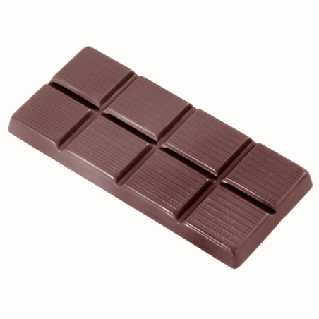 CW2299 CHOCOLATE WORLD - forma z poliwęglanu do małych tabliczek czekolady - poj. 31 g