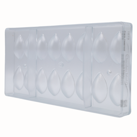 CW1673 QUENELLE - FRANK HAASNOOT - DOUBLE MODEL CHOCOLATE WORLD - forma z poliwęglanu do klasycznych pralin