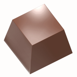 CW1630 Kostka - Chocolate World - forma z poliwęglanu do pralin - dł. 26 x wys. 18.5 mm / poj. 12 g x 24 praliny