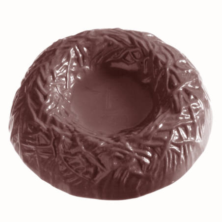 CW1137 GNIAZDO CHOCOLATE WORLD - forma z poliwęglanu do wielkanocnych pralin - śr. 60 x wys. 13 mm / poj. 30 g x 8 pralin