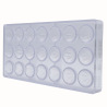 CW12032 THE UNI - DUTCH PASTRY TEAM CHOCOLATE WORLD - forma z poliwęglanu do pralin - poj. 10.5 g