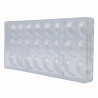 CW12040 TWISTED THING CHOCOLATE WORLD - forma z poliwęglanu do dekoracyjnych pralin
