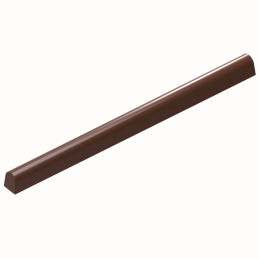 CW12036 Chocolate World - forma z poliwęglanu do patyczków czekoladowych - dł. 115 x wys. 8 mm / poj. 6.5 g x 15 patyczków