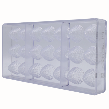 CW1927 BIJENKORF CHOCOLATE WORLD - forma z poliwęglanu do pralin w kształcie ula