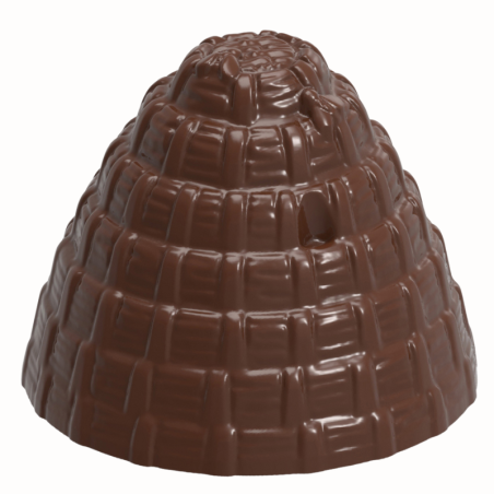CW1927 BIJENKORF CHOCOLATE WORLD - forma z poliwęglanu do pralin w kształcie ula