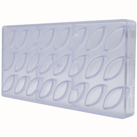 CW12038 REEP RECTANGULAR CALISSON - MARTIN DIEZ - CHOCOLATE WORLD - forma z poliwęglanu do pralin