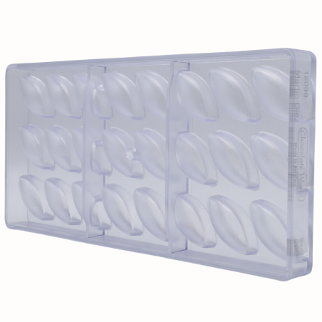 CW12038 REEP RECTANGULAR CALISSON - MARTIN DIEZ - CHOCOLATE WORLD - forma z poliwęglanu do pralin