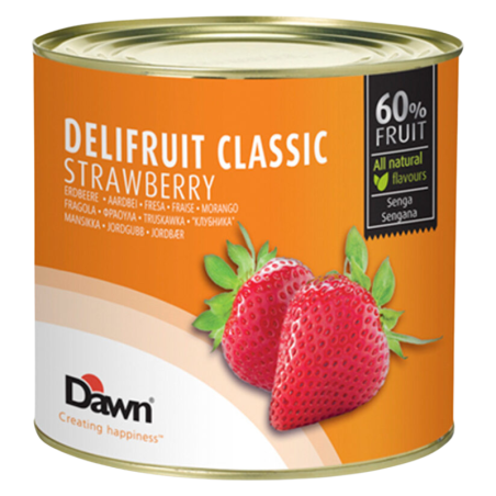 op. 2.7 kg Delifruit Classic Strawberry Dawn Foods - gotowe nadzienie owocowe - truskawka