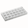 PC43 Pavoni Italia - forma z poliwęglanu do pralin - dł. 36 x szer. 25 x wys. 20 mm / poj. 10 g x 21 pralin