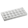 PC40 Pavoni Italia - forma z poliwęglanu do pralin - dł. 33 x szer. 28 x wys. 20 mm / poj. 10 g x 21 pralin