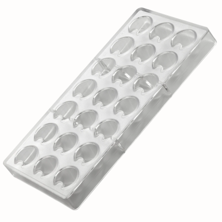 PC40 Pavoni Italia - forma z poliwęglanu do pralin - dł. 33 x szer. 28 x wys. 20 mm / poj. 10 g x 21 pralin