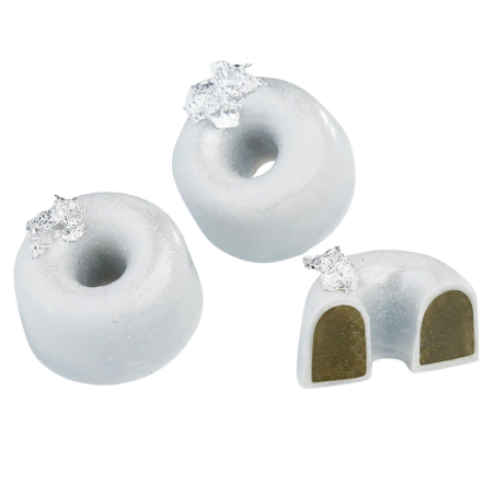 PC53 Iconic Pavoni Italia - forma z poliwęglanu do pralin - śr. 28 x wys. 16 mm / poj. 10 g x 21 pralin