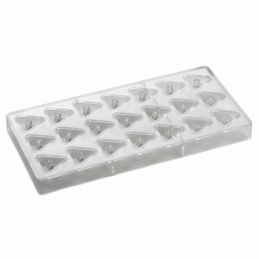 PC49 Iconic Pavoni Italia - forma z poliwęglanu do pralin - dł. 33 x szer. 30 x wys. 15 mm / poj. 10 g x 21 pralin