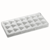 PC49 Iconic Pavoni Italia - forma z poliwęglanu do pralin - dł. 33 x szer. 30 x wys. 15 mm / poj. 10 g x 21 pralin