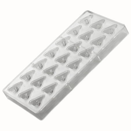 PC49 Iconic Pavoni Italia - forma z poliwęglanu do pralin - dł. 33 x szer. 30 x wys. 15 mm / poj. 10 g x 21 pralin