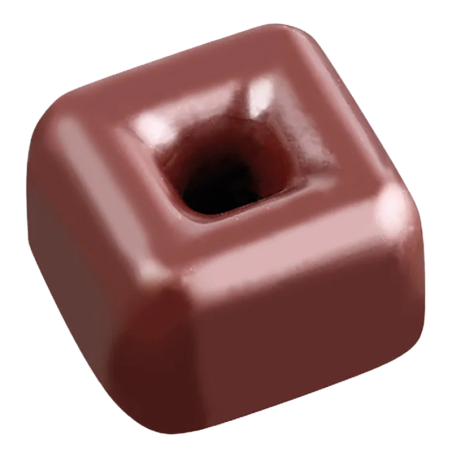 PC51 Iconic Pavoni Italia - forma z poliwęglanu do pralin - dł. 26 x szer. 26 x wys. 16 mm / poj. 10 g x 21 pralin