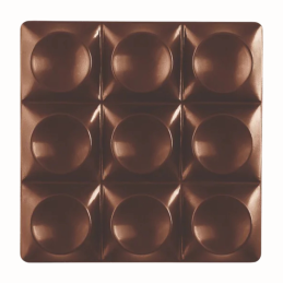 PC5013 Mini Bricks Pavoni Italia - forma z poliwęglanu do małych tabliczek czekolady - dł. 70 x wys. 10.5 mm / poj. 50 g