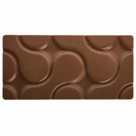 PC5007 Flow Pavoni Italia - forma z poliwęglanu do tabliczek czekolady