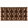 PC5010 Bricks Pavoni Italia - forma z poliwęglanu do tabliczek czekolady - dł. 154 x szer. 77 x wys. 9 mm / poj. 100 g